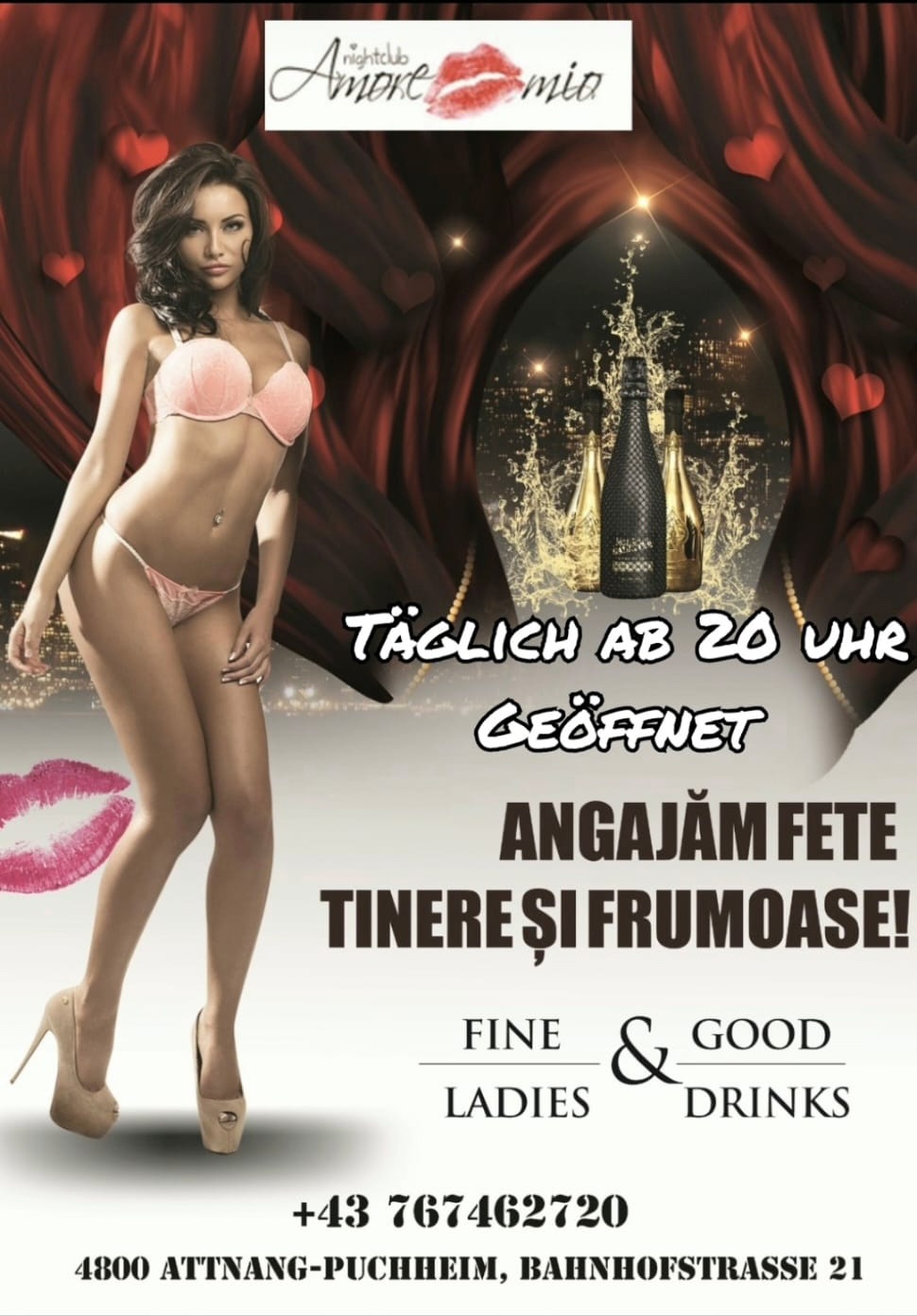 Amore mio bar -  Erotischer Nachtclub Kabarett Herrenclub Unterhaltung für Erwachsene