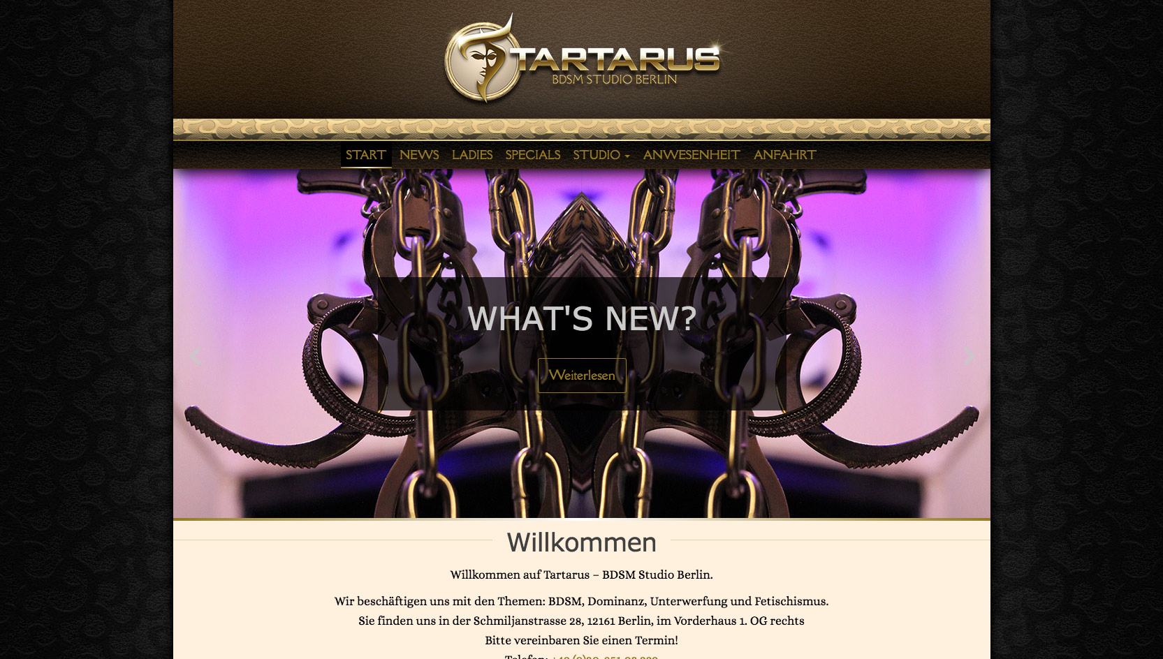 TARTARUS Dominastudio Berlin