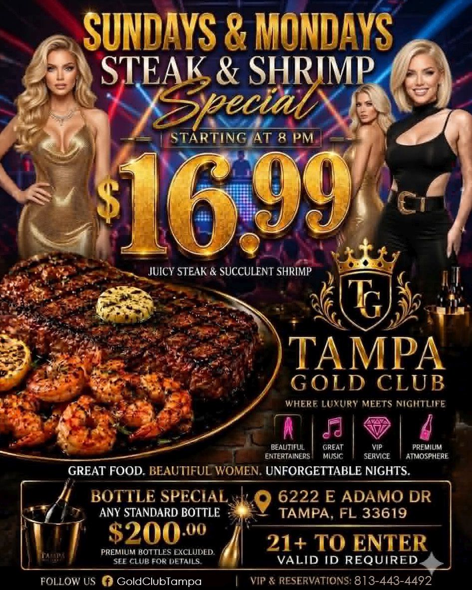 Tampa Gold Club -  Club pour Gentlemen Divertissement pour adultes Club de Striptease