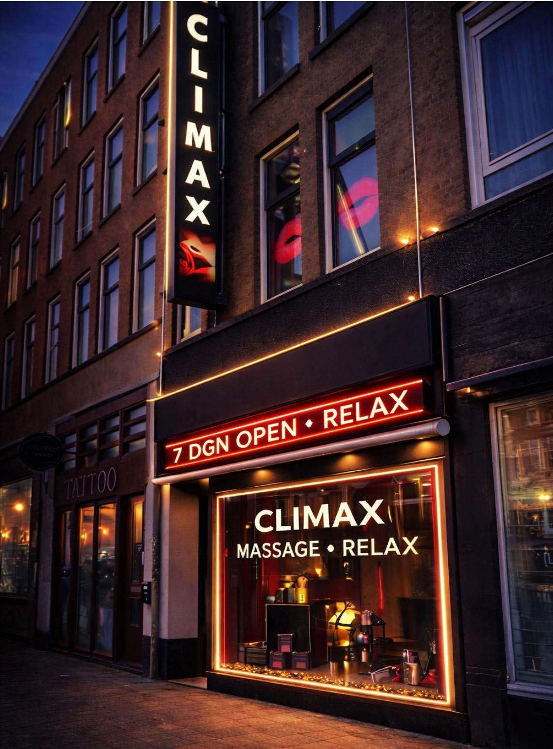 Climax Rotterdam -  Burdel Club Nocturno Erótico Club de Caballeros Entretenimiento para Adultos