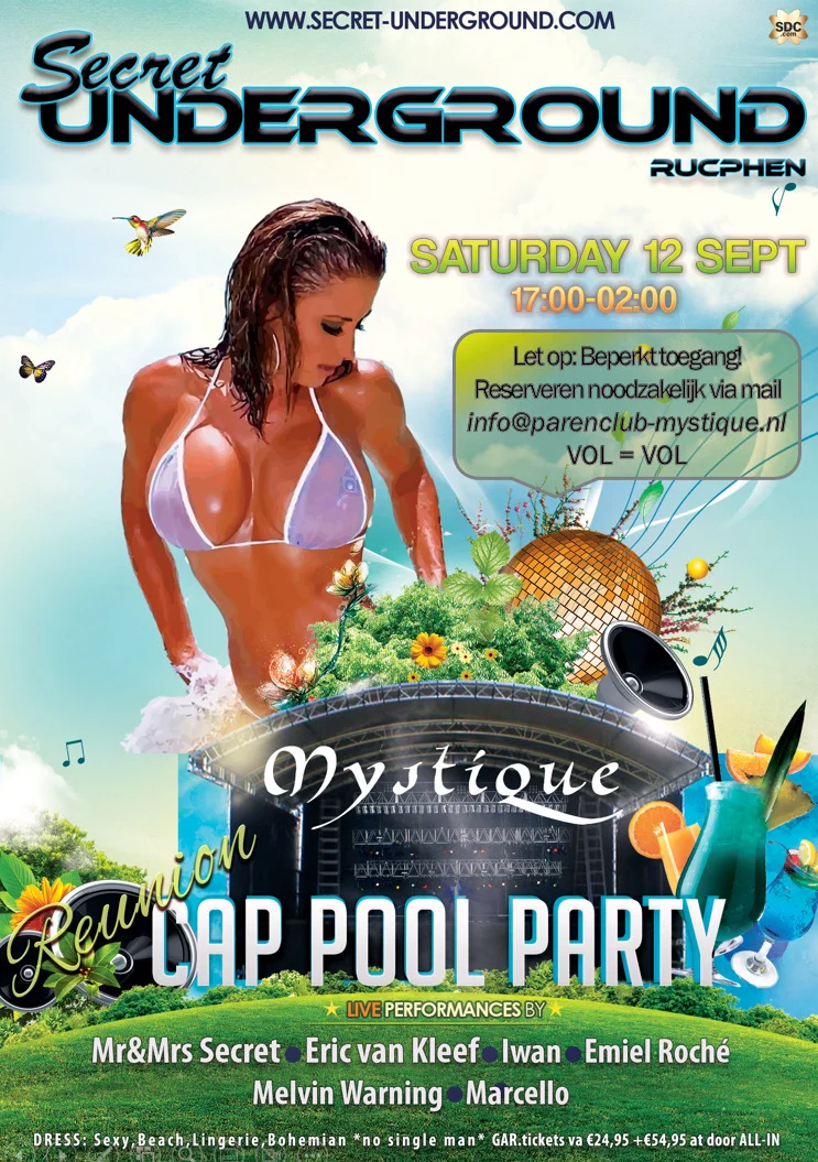 Secret Underground Reunion Cap Pool Party 2026