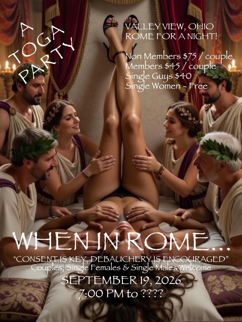 When In Rome — A Toga Party