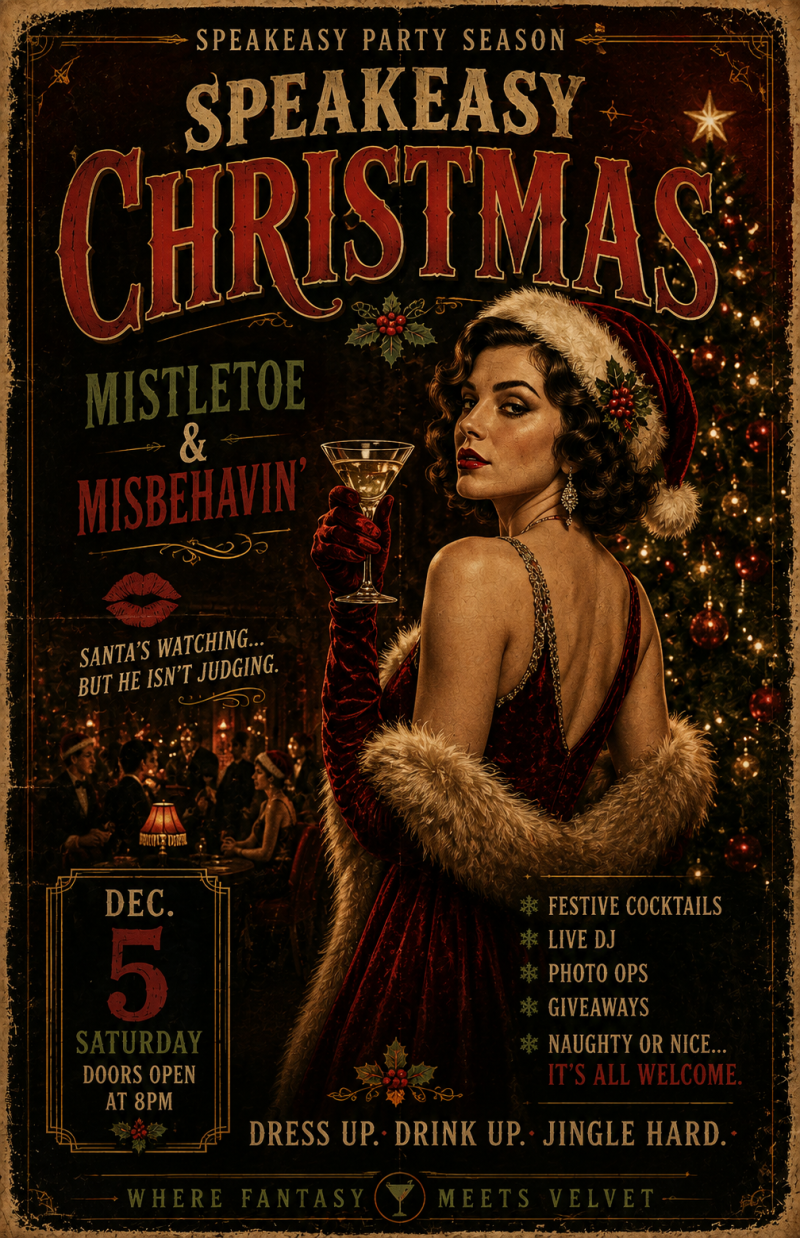 Speakeasy Christmas — Mistletoe & Misbehavin'