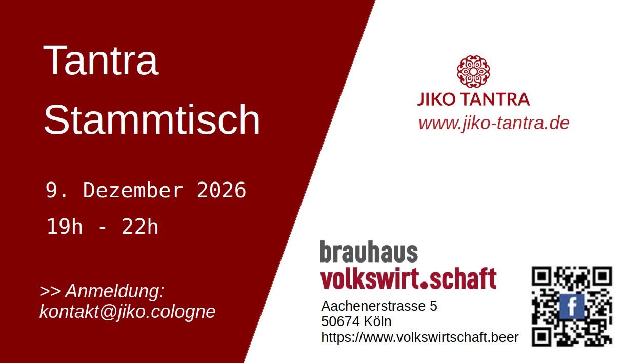 JIKO Tantra Stammtisch — December 2026