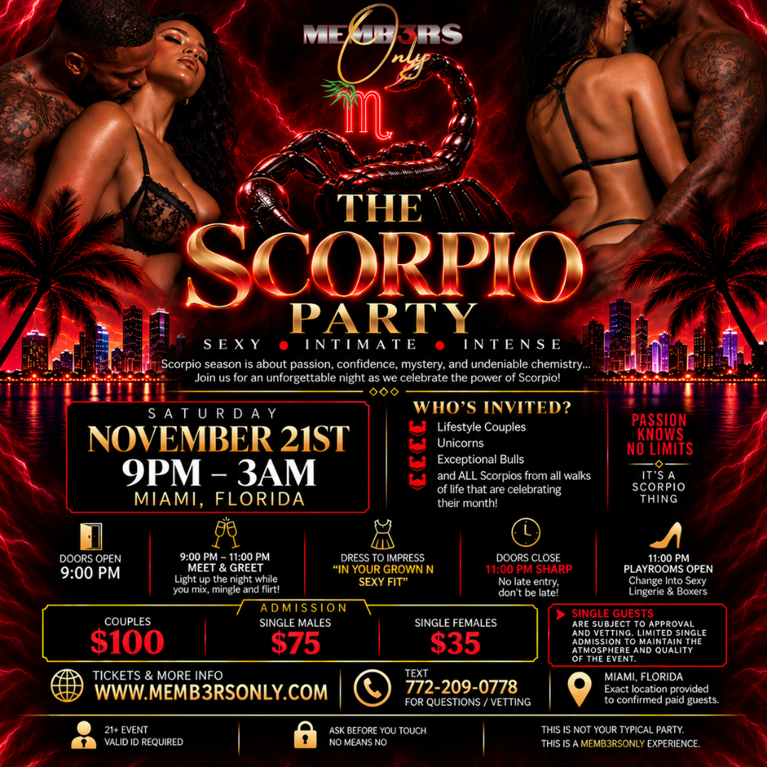 Memb3rsOnly The Scorpio Party 2026