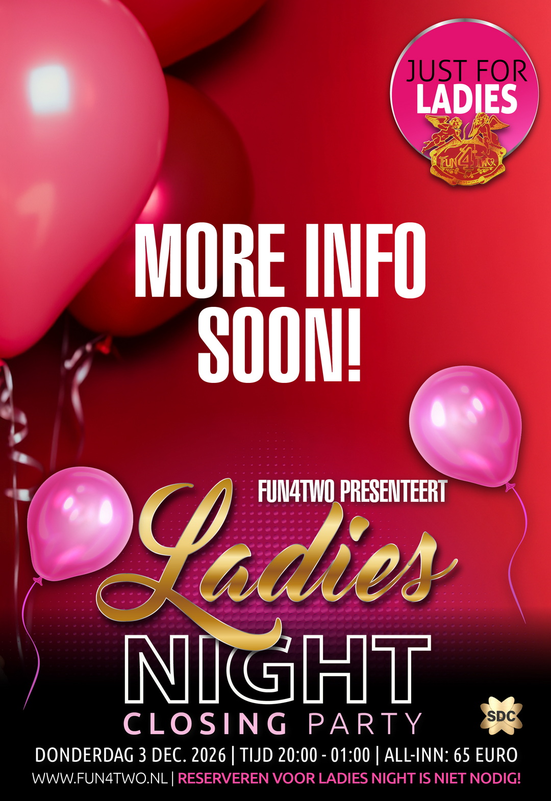 Fun4Two Ladies Night Closing Party 2026