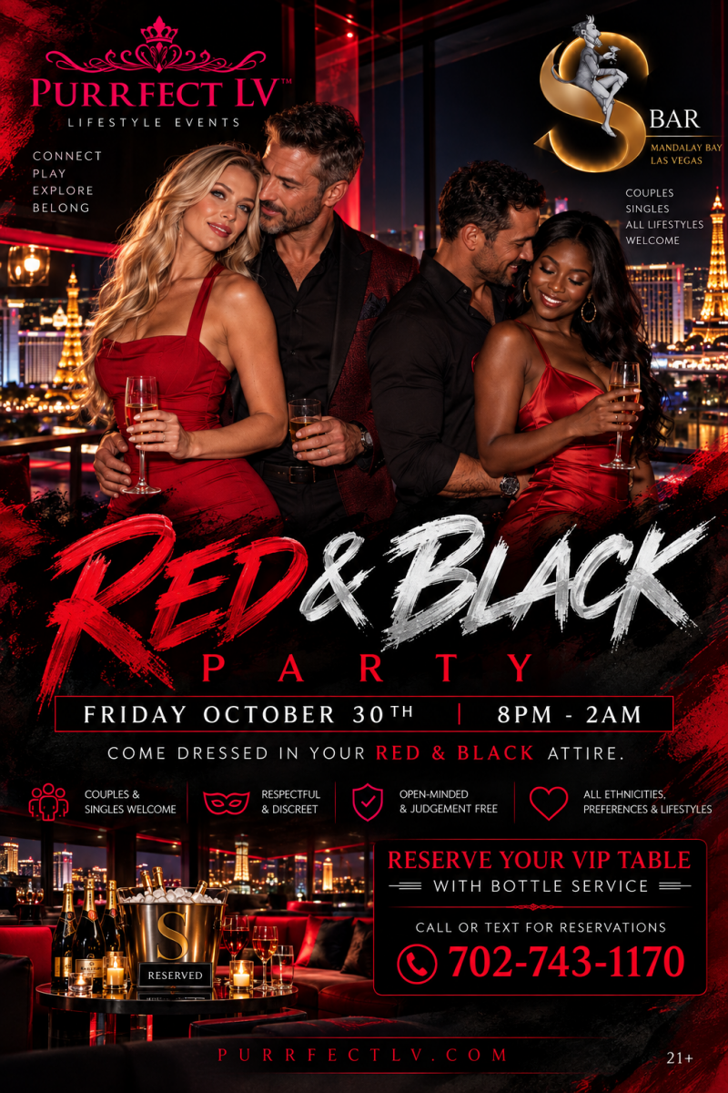 Purrfect Red & Black Lifestyle Mixer at S Bar Mandalay Bay