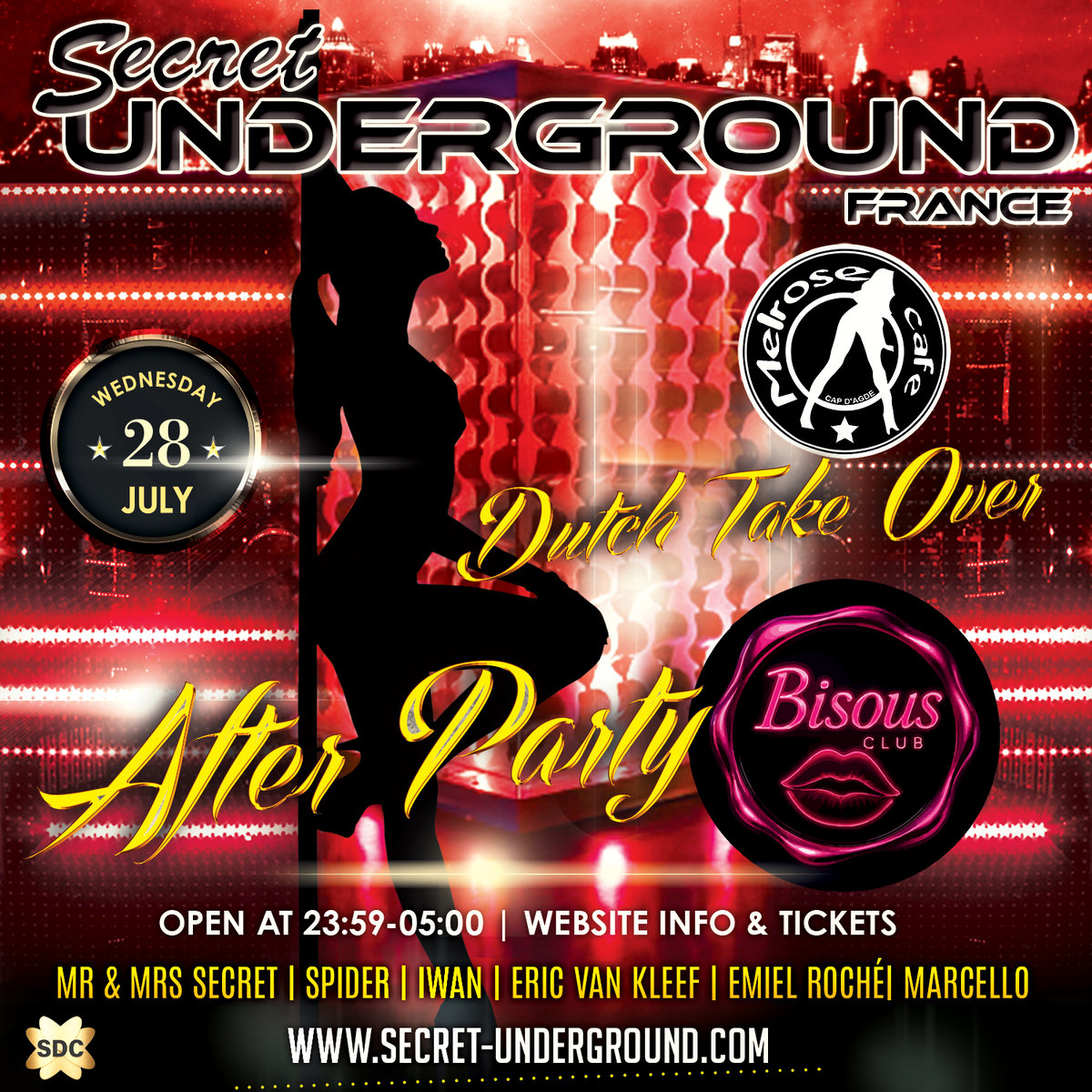 Secret Underground Dutch Takeover After Party at Club Bisous 2027